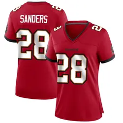 Nike Shilo Sanders Tampa Bay Buccaneers Game Red Team Color Jersey - Women's