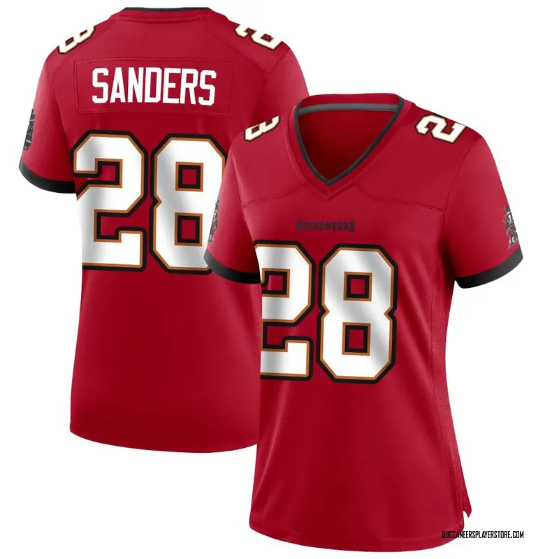 Nike Shilo Sanders Tampa Bay Buccaneers Game Red Team Color Jersey - Women's