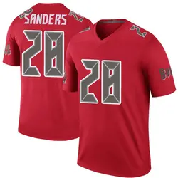 Nike Shilo Sanders Tampa Bay Buccaneers Legend Red Color Rush Jersey - Men's
