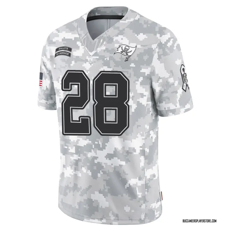 Nike Shilo Sanders Tampa Bay Buccaneers Limited Arctic Camo 2024 Salute to Service Jersey - Men's