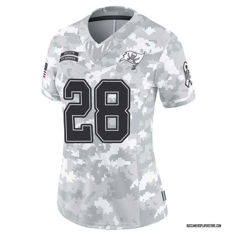 Nike Shilo Sanders Tampa Bay Buccaneers Limited Arctic Camo 2024 Salute to Service Jersey - Women's