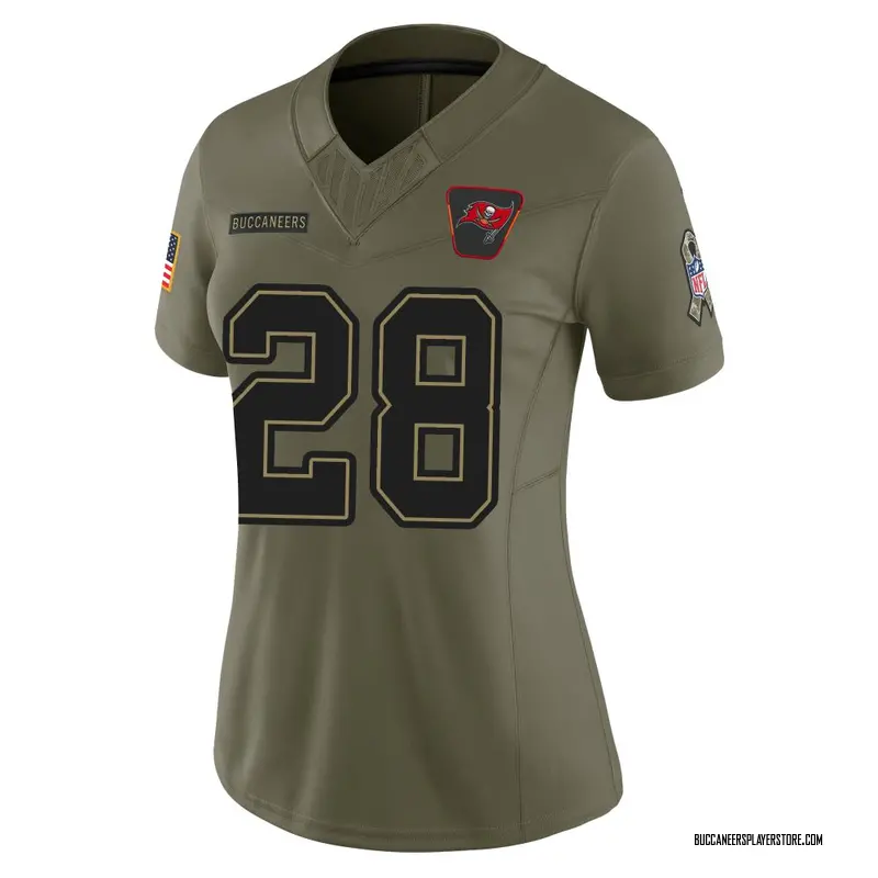 Nike Shilo Sanders Tampa Bay Buccaneers Limited Olive 2025 Salute to Service Jersey - Women's