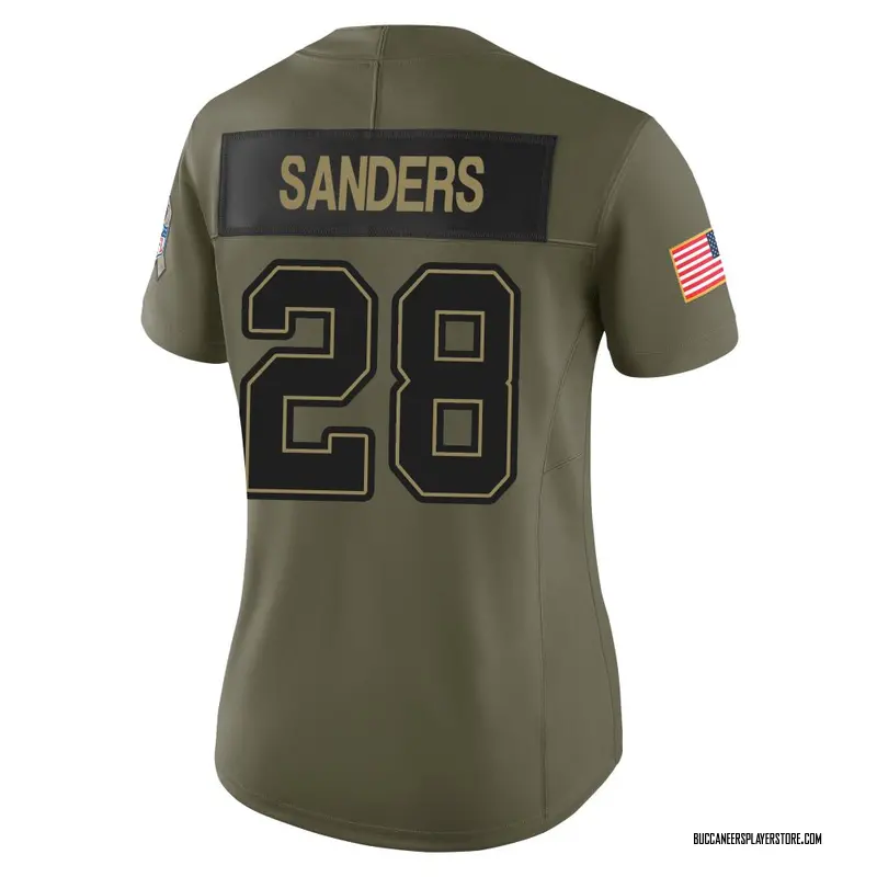 Nike Shilo Sanders Tampa Bay Buccaneers Limited Olive 2025 Salute to Service Jersey - Women's
