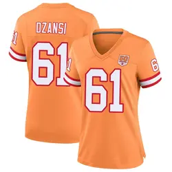 Nike Silas Dzansi Tampa Bay Buccaneers Game Cream sicle 50th Season Jersey - Women's
