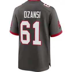 Nike Silas Dzansi Tampa Bay Buccaneers Game Pewter Alternate Jersey - Men's