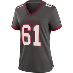Nike Silas Dzansi Tampa Bay Buccaneers Game Pewter Alternate Jersey - Women's