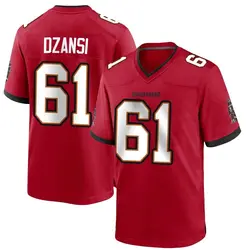 Nike Silas Dzansi Tampa Bay Buccaneers Game Red Team Color Jersey - Men's