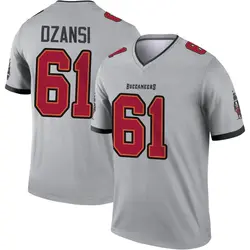 Nike Silas Dzansi Tampa Bay Buccaneers Legend Gray Inverted Jersey - Men's