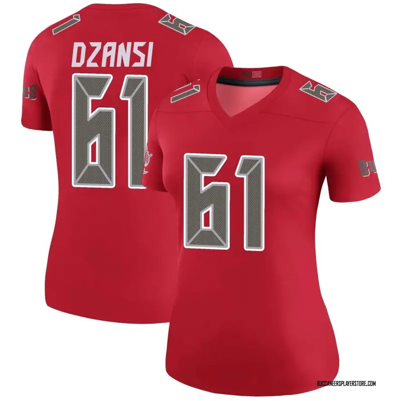 Nike Silas Dzansi Tampa Bay Buccaneers Legend Red Color Rush Jersey - Women's
