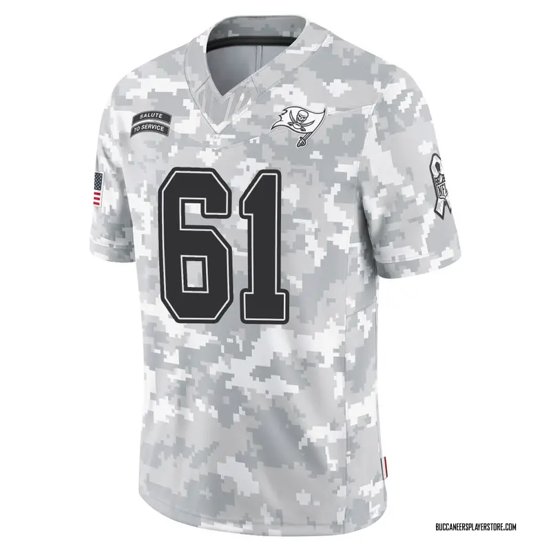 Nike Silas Dzansi Tampa Bay Buccaneers Limited Arctic Camo 2024 Salute to Service Jersey - Men's