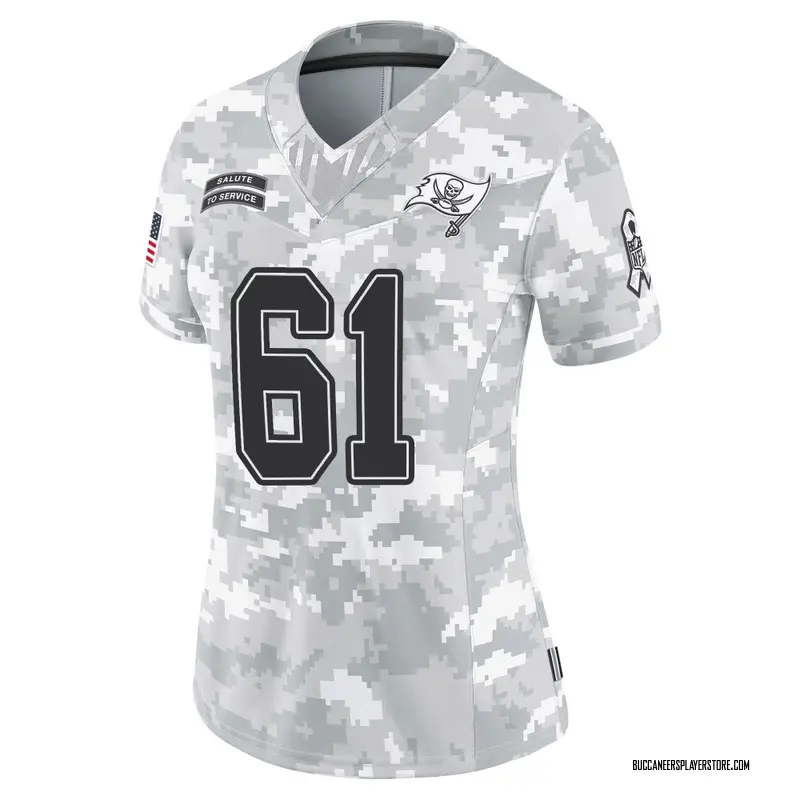 Nike Silas Dzansi Tampa Bay Buccaneers Limited Arctic Camo 2024 Salute to Service Jersey - Women's