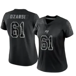 Nike Silas Dzansi Tampa Bay Buccaneers Limited Black Reflective Jersey - Women's
