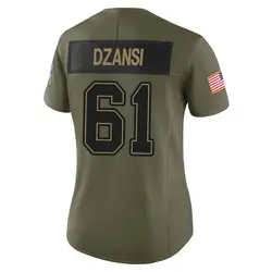 Nike Silas Dzansi Tampa Bay Buccaneers Limited Olive 2025 Salute to Service Jersey - Women's