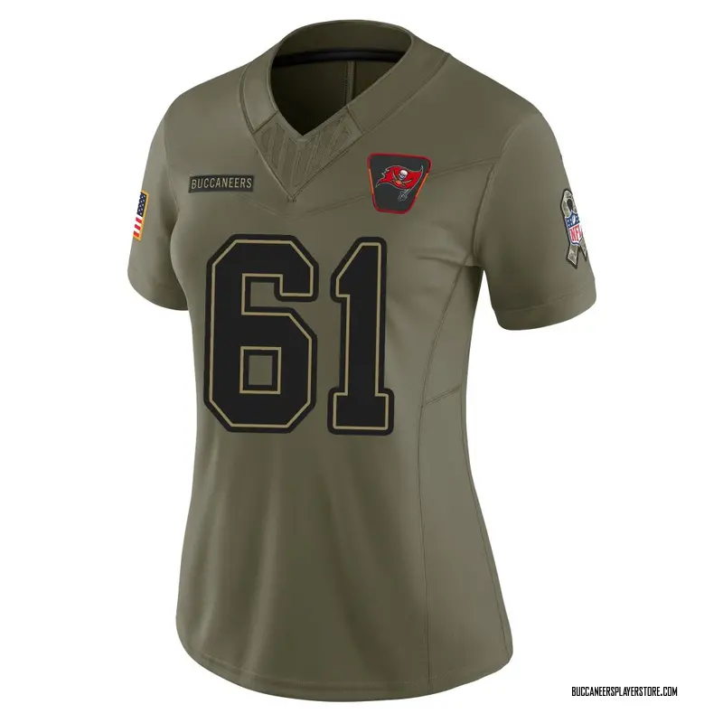 Nike Silas Dzansi Tampa Bay Buccaneers Limited Olive 2025 Salute to Service Jersey - Women's