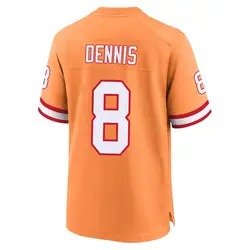 Nike SirVocea Dennis Tampa Bay Buccaneers Game Cream sicle 50th Season Jersey - Men's