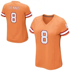 Nike SirVocea Dennis Tampa Bay Buccaneers Game Orange Alternate Jersey - Women's