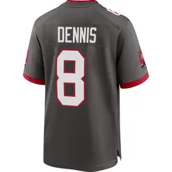 Nike SirVocea Dennis Tampa Bay Buccaneers Game Pewter Alternate Jersey - Men's