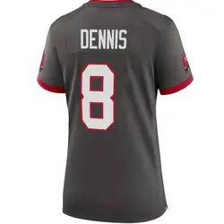 Nike SirVocea Dennis Tampa Bay Buccaneers Game Pewter Alternate Jersey - Women's