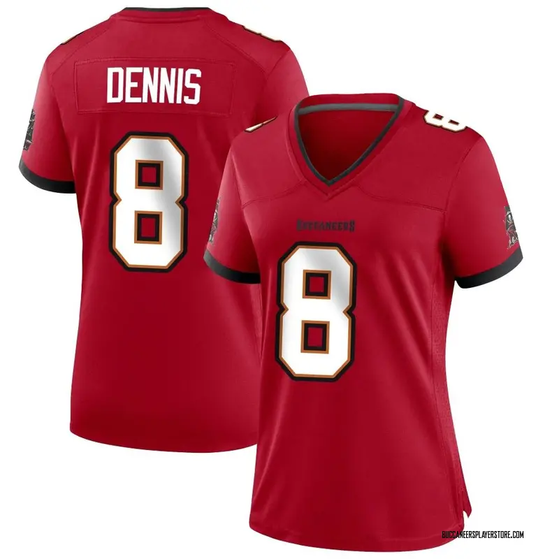 Nike SirVocea Dennis Tampa Bay Buccaneers Game Red Team Color Jersey - Women's