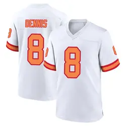 Nike SirVocea Dennis Tampa Bay Buccaneers Game White '76 Jersey - Men's