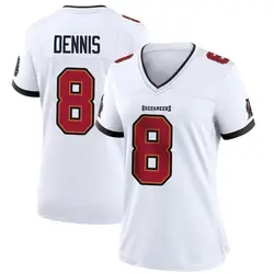 Nike SirVocea Dennis Tampa Bay Buccaneers Game White Jersey - Women's