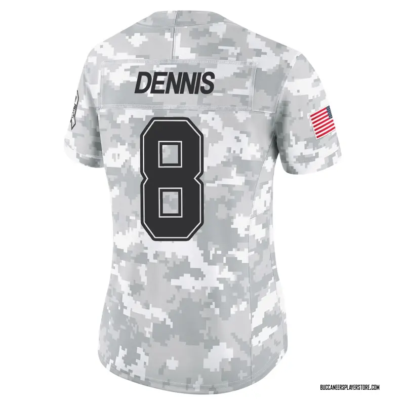 Nike SirVocea Dennis Tampa Bay Buccaneers Limited Arctic Camo 2024 Salute to Service Jersey - Women's