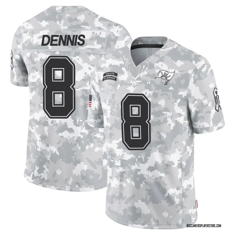 Nike SirVocea Dennis Tampa Bay Buccaneers Limited Arctic Camo 2024 Salute to Service Jersey - Youth