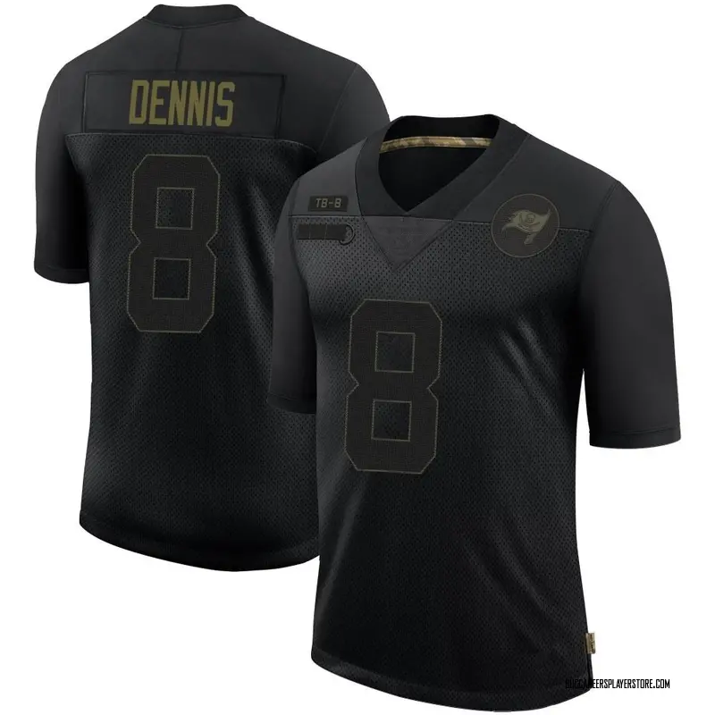 Nike SirVocea Dennis Tampa Bay Buccaneers Limited Black 2020 Salute To Service Jersey - Men's