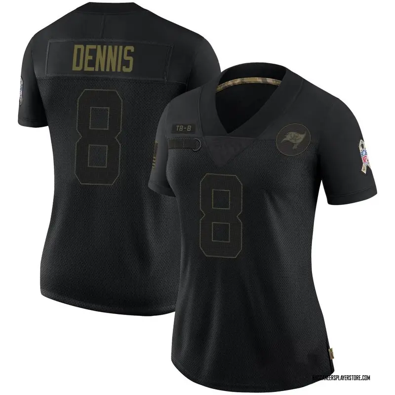 Nike SirVocea Dennis Tampa Bay Buccaneers Limited Black 2020 Salute To Service Jersey - Women's