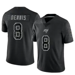 Nike SirVocea Dennis Tampa Bay Buccaneers Limited Black Reflective Jersey - Men's