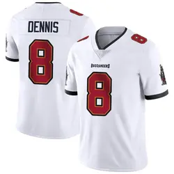 Nike SirVocea Dennis Tampa Bay Buccaneers Limited White Vapor Untouchable Jersey - Men's