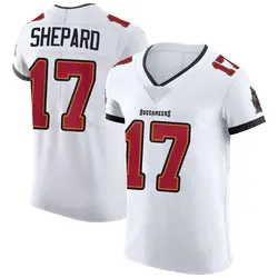 Nike Sterling Shepard Tampa Bay Buccaneers Elite White Vapor Jersey - Men's