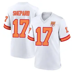 Nike Sterling Shepard Tampa Bay Buccaneers Game White '76 50th Season Jersey - Youth