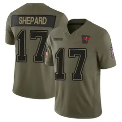 Nike Sterling Shepard Tampa Bay Buccaneers Limited Olive 2025 Salute to Service Jersey - Youth