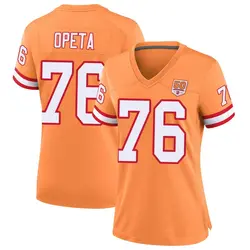 Nike Sua Opeta Tampa Bay Buccaneers Game Cream sicle 50th Season Jersey - Women's