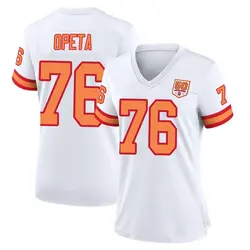 Nike Sua Opeta Tampa Bay Buccaneers Game White '76 50th Season Jersey - Women's