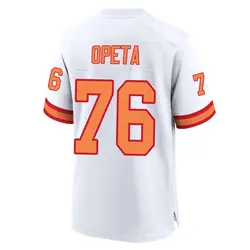 Nike Sua Opeta Tampa Bay Buccaneers Game White '76 50th Season Jersey - Youth