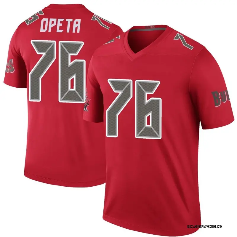 Nike Sua Opeta Tampa Bay Buccaneers Legend Red Color Rush Jersey - Men's