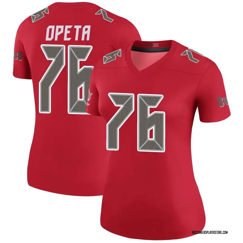 Nike Sua Opeta Tampa Bay Buccaneers Legend Red Color Rush Jersey - Women's