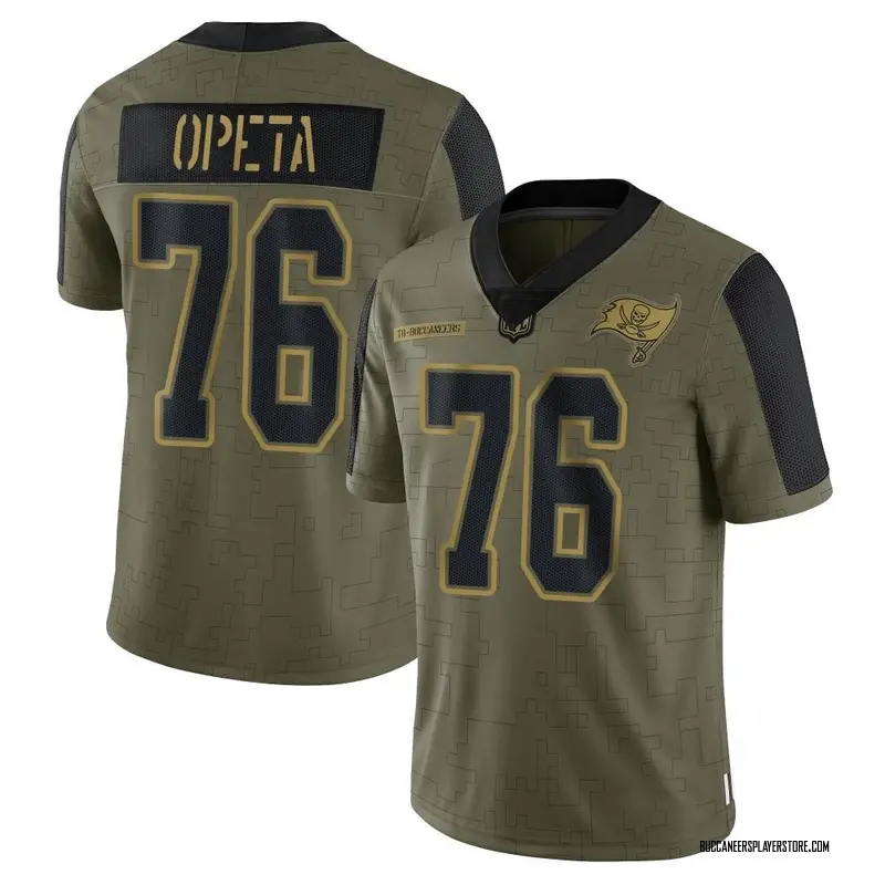 Nike Sua Opeta Tampa Bay Buccaneers Limited Olive 2021 Salute To Service Jersey - Men's