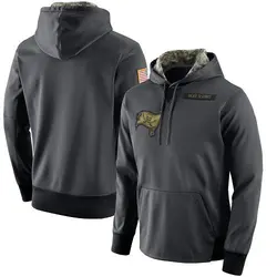 Nike Tampa Bay Buccaneers Anthracite Salute to Service Player Performance Hoodie - Men's