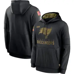 Nike Tampa Bay Buccaneers Black 2020 Salute to Service Sideline Performance Pullover Hoodie - Men's