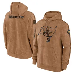 Nike Tampa Bay Buccaneers Brown 2023 Salute to Service Club Pullover Hoodie - Men's