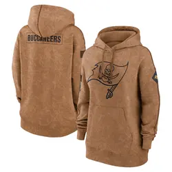 Nike Tampa Bay Buccaneers Brown 2023 Salute to Service Pullover Hoodie - Women's