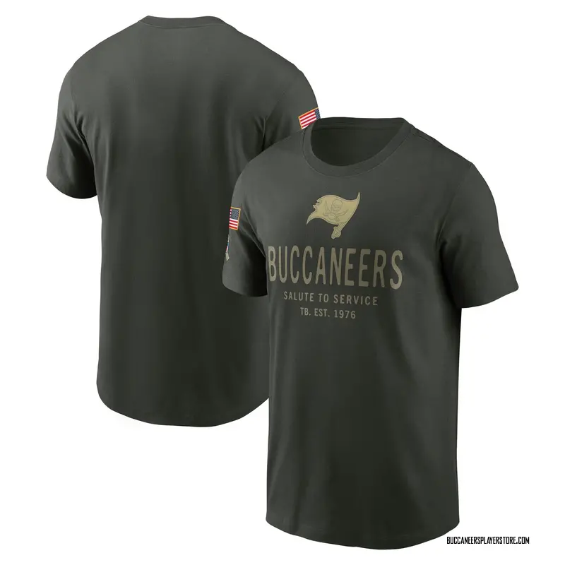 Nike Tampa Bay Buccaneers Green Forest 2025 Salute to Service Sideline T-Shirt - Men's