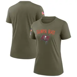 Nike Tampa Bay Buccaneers Legend Olive 2022 Salute To Service T-Shirt - Women's