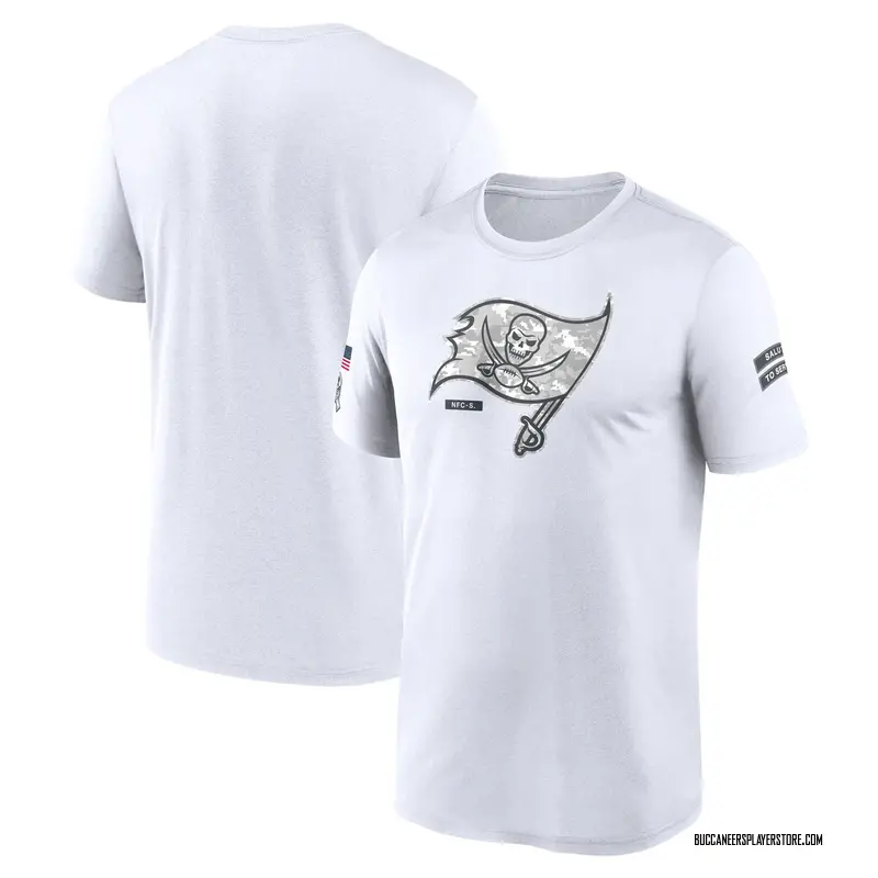 Nike Tampa Bay Buccaneers Legend White 2024 Salute To Service Performance T-Shirt - Men's