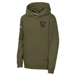 Nike Tampa Bay Buccaneers Olive 2025 Salute to Service Club Fleece Hoodie - Youth
