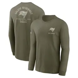 Nike Tampa Bay Buccaneers Olive 2025 Salute to Service Sideline Long Sleeve T-Shirt - Men's