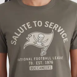 Nike Tampa Bay Buccaneers Olive 2025 Salute to Service Sideline T-Shirt - Women's